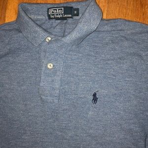 Heather Blue Polo Ralph Lauren Long Sleeve